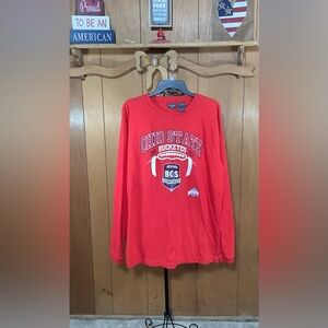 Ohio State Buckeyes Red Long Sleeve Shirt